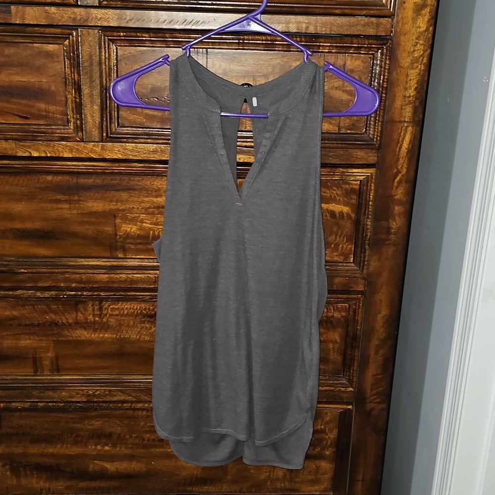 PRANA Womens Sz Small Ribbed, Open Back Tank Top!! Gorgouse, Like New